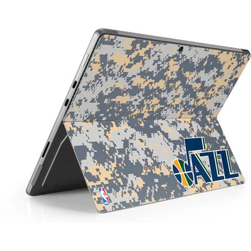 NBA Utah Jazz Grey Digi Camo Surface Pro 9 Skin