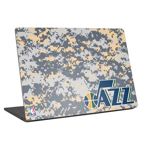 NBA Utah Jazz Grey Digi Camo Universal Laptop 15in (12.2 x 8.8in) Skin