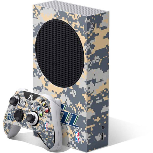 NBA Utah Jazz Grey Digi Camo Xbox Series S Bundle Skin