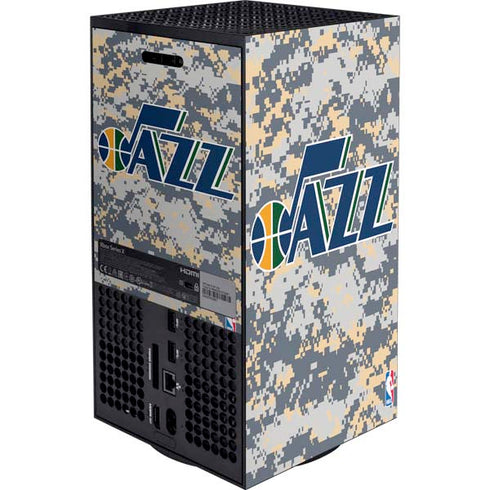 NBA Utah Jazz Grey Digi Camo Xbox Series X Bundle Skin
