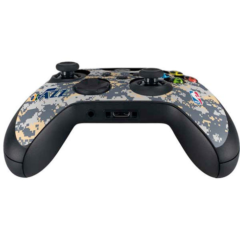 NBA Utah Jazz Grey Digi Camo Xbox Series X Controller Skin