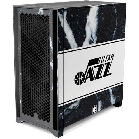 NBA Utah Jazz Marble Corsair 4000D Tempered Glass Mid-Tower ATX Case Skin