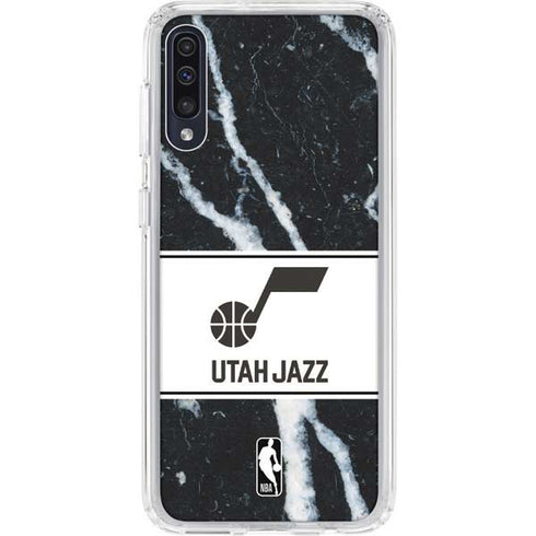 NBA Utah Jazz Marble Galaxy A50 Clear Case
