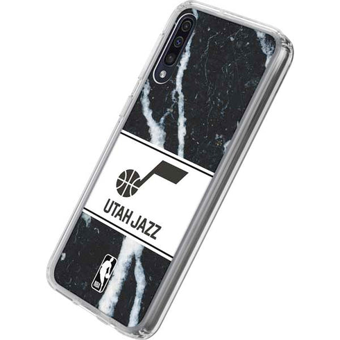 NBA Utah Jazz Marble Galaxy A50 Clear Case
