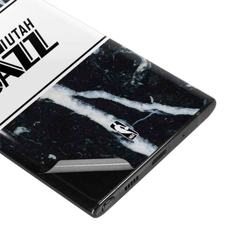 NBA Utah Jazz Marble Galaxy Note 10 Skin