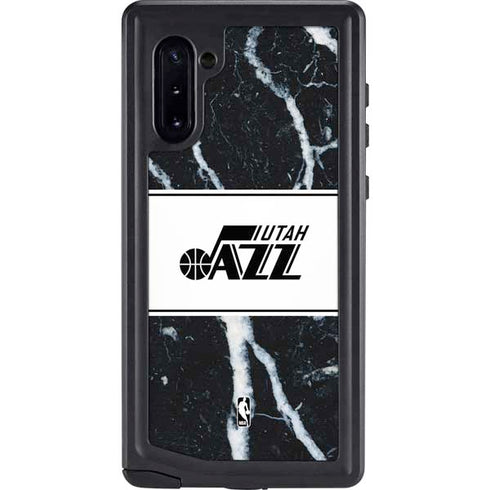 NBA Utah Jazz Marble Galaxy Note 10 Waterproof Case
