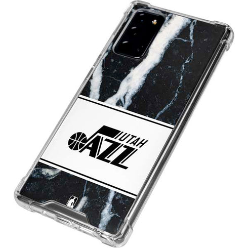 NBA Utah Jazz Marble Galaxy Note20 5G Clear Case