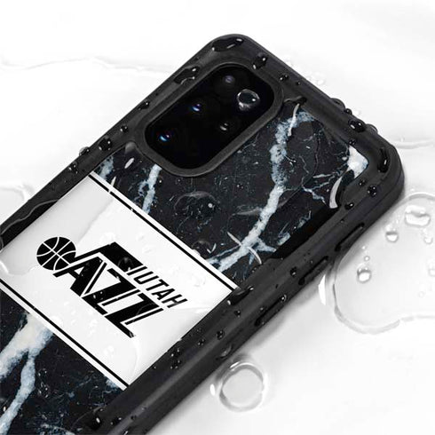 NBA Utah Jazz Marble Galaxy S20 Plus Waterproof Case