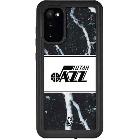 NBA Utah Jazz Marble Galaxy S20 Waterproof Case