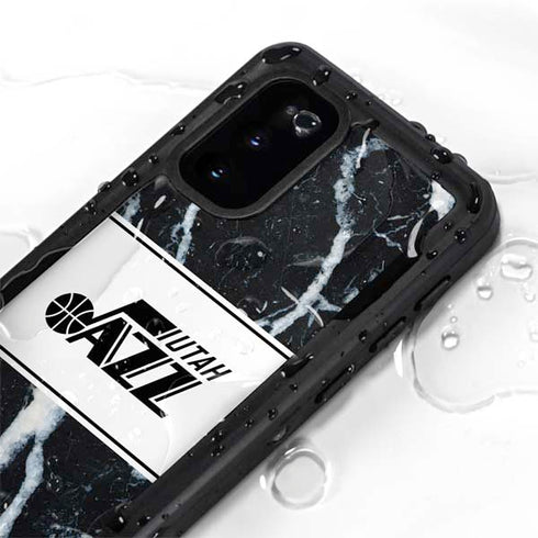 NBA Utah Jazz Marble Galaxy S20 Waterproof Case