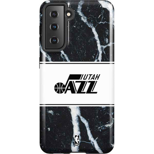 NBA Utah Jazz Marble Galaxy S21 5G Pro Case
