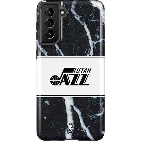 NBA Utah Jazz Marble Galaxy S21 FE Pro Case