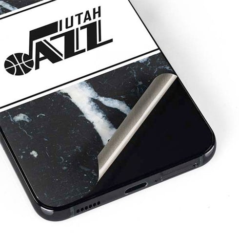 NBA Utah Jazz Marble Galaxy S22 Skin