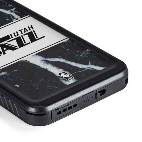 NBA Utah Jazz Marble Galaxy S23 Plus Waterproof Case