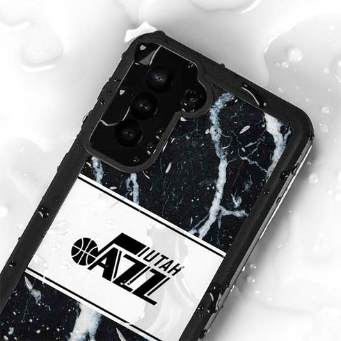 NBA Utah Jazz Marble Galaxy S23 Plus Waterproof Case