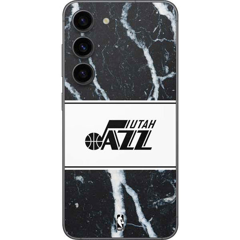 NBA Utah Jazz Marble Galaxy S23 Skin