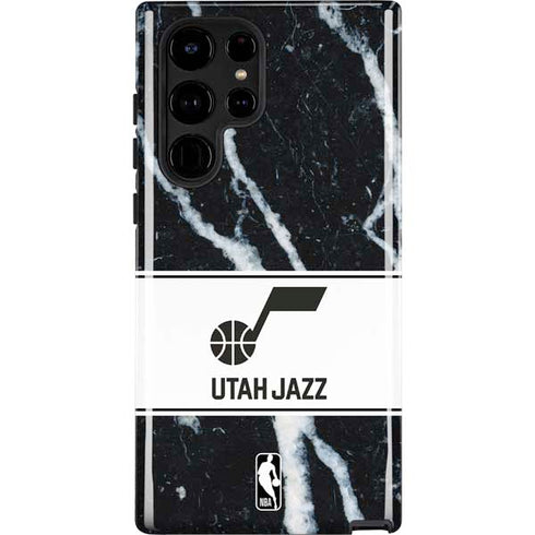 NBA Utah Jazz Marble Galaxy S24 Ultra Impact Case