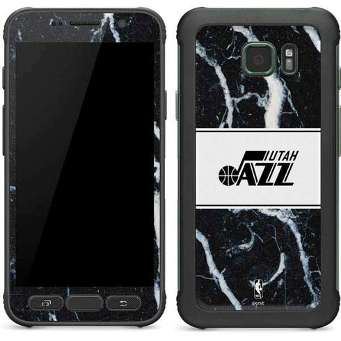 NBA Utah Jazz Marble Galaxy S7 Active Skin