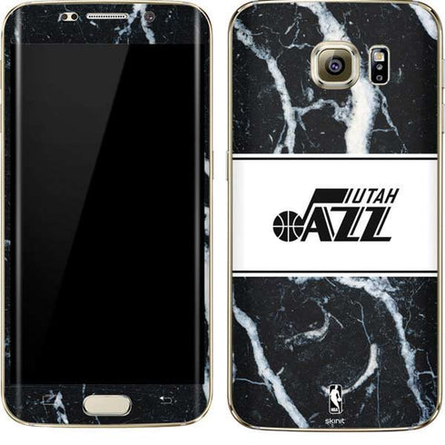 NBA Utah Jazz Marble Galaxy S7 Edge Skin