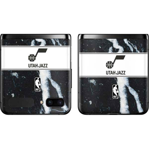 NBA Utah Jazz Marble Galaxy Z Flip Skin
