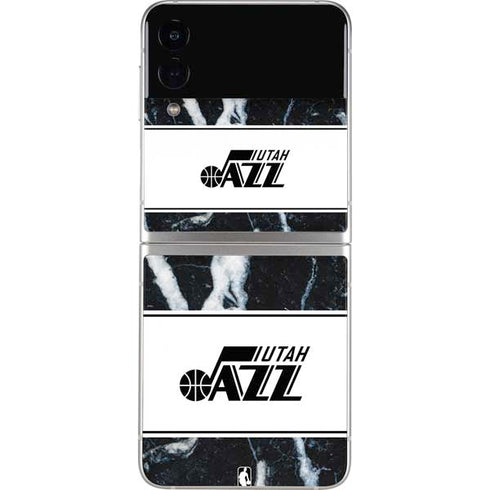 NBA Utah Jazz Marble Galaxy Z Flip3 5G Skin