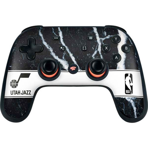NBA Utah Jazz Marble Google Stadia Controller Skin