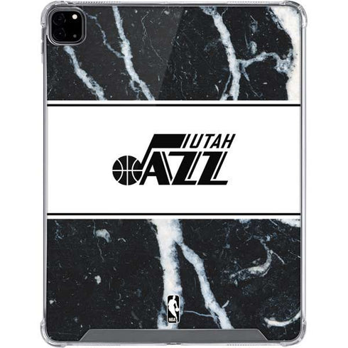 NBA Utah Jazz Marble iPad Pro 12.9in (2020) Clear Case