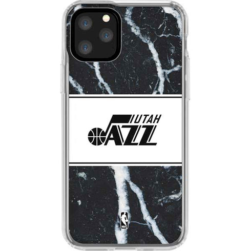 NBA Utah Jazz Marble iPhone 11 Pro Clear Case