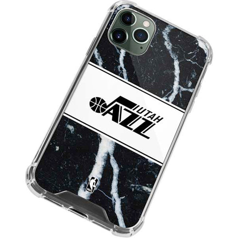 NBA Utah Jazz Marble iPhone 11 Pro Max Clear Case