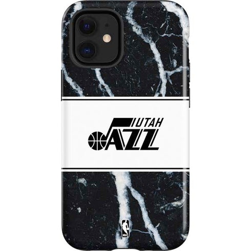 NBA Utah Jazz Marble iPhone 12 Mini Impact Case