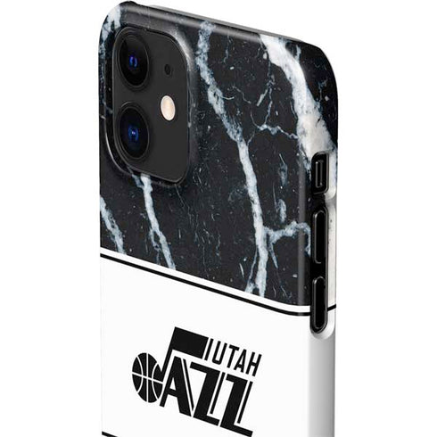 NBA Utah Jazz Marble iPhone 12 Mini Lite Case