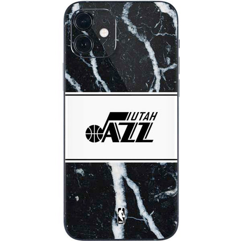 NBA Utah Jazz Marble iPhone 12 Mini Skin