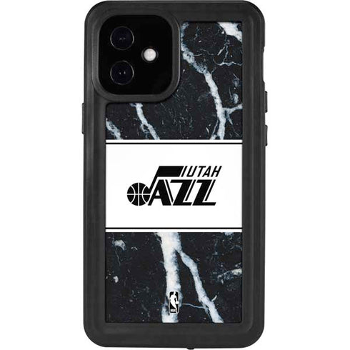 NBA Utah Jazz Marble iPhone 12 Mini Waterproof Case