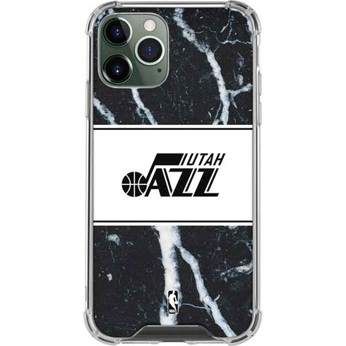 NBA Utah Jazz Marble iPhone 12 Pro Max Clear Case