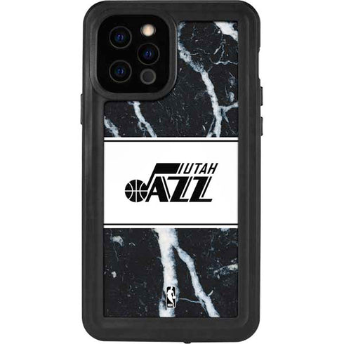 NBA Utah Jazz Marble iPhone 12 Pro Waterproof Case