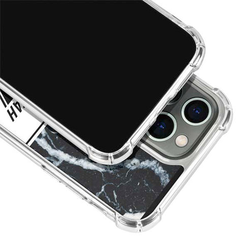 NBA Utah Jazz Marble iPhone 13 Pro Clear Case