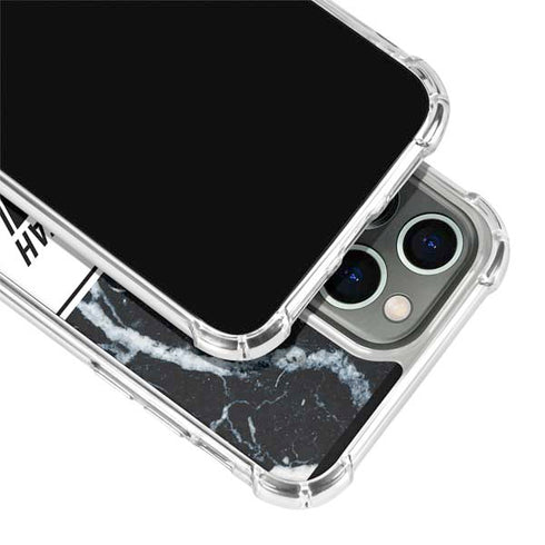 NBA Utah Jazz Marble iPhone 13 Pro Max Clear Case