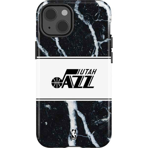NBA Utah Jazz Marble iPhone 15 Impact Case