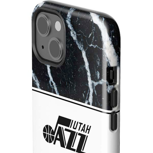 NBA Utah Jazz Marble iPhone 15 Impact Case