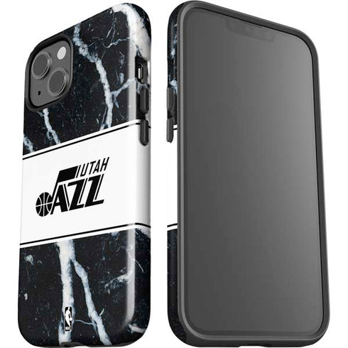 NBA Utah Jazz Marble iPhone 15 Impact Case