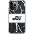 NBA Utah Jazz Marble iPhone 14 Pro Max Clear Case