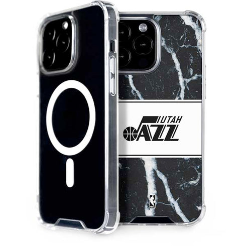 NBA Utah Jazz Marble iPhone 15 Pro Max MagSafe Case