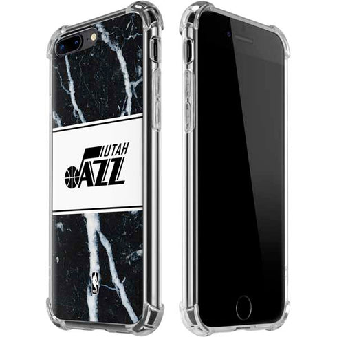 NBA Utah Jazz Marble iPhone 7/8 Plus Clear Case