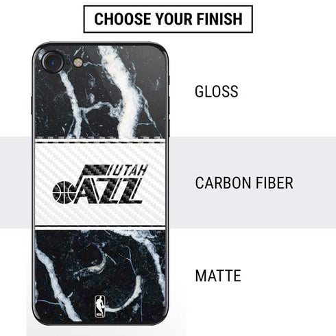 NBA Utah Jazz Marble iPhone SE (2nd & 3rd Gen) Skin