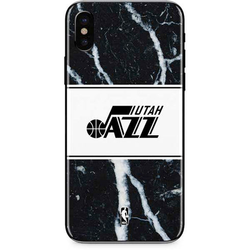 NBA Utah Jazz Marble iPhone X Skin