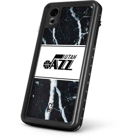 NBA Utah Jazz Marble iPhone XR Waterproof Case
