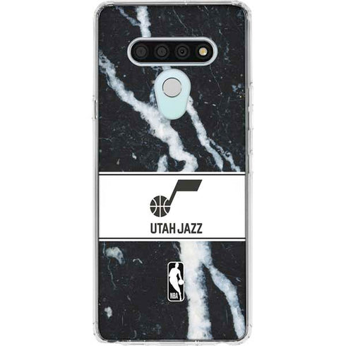 NBA Utah Jazz Marble LG Stylo 6 Clear Case