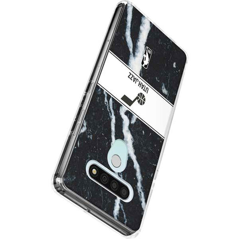 NBA Utah Jazz Marble LG Stylo 6 Clear Case