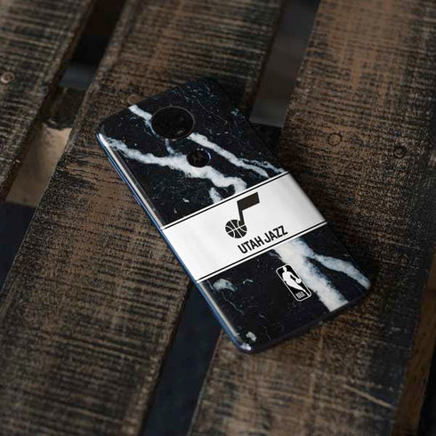 NBA Utah Jazz Marble Moto E5 Plus Skin