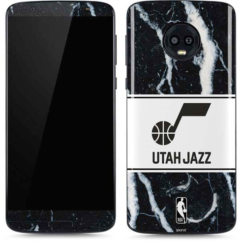 NBA Utah Jazz Marble Moto G6 Skin